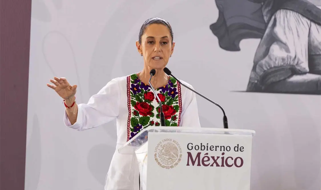 Claudia Sheinbaum afirmó que los migrantes mexicanos son hombres de bien, no criminales. El Universal