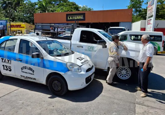 Caos vial al mediodía por accidente de tránsito