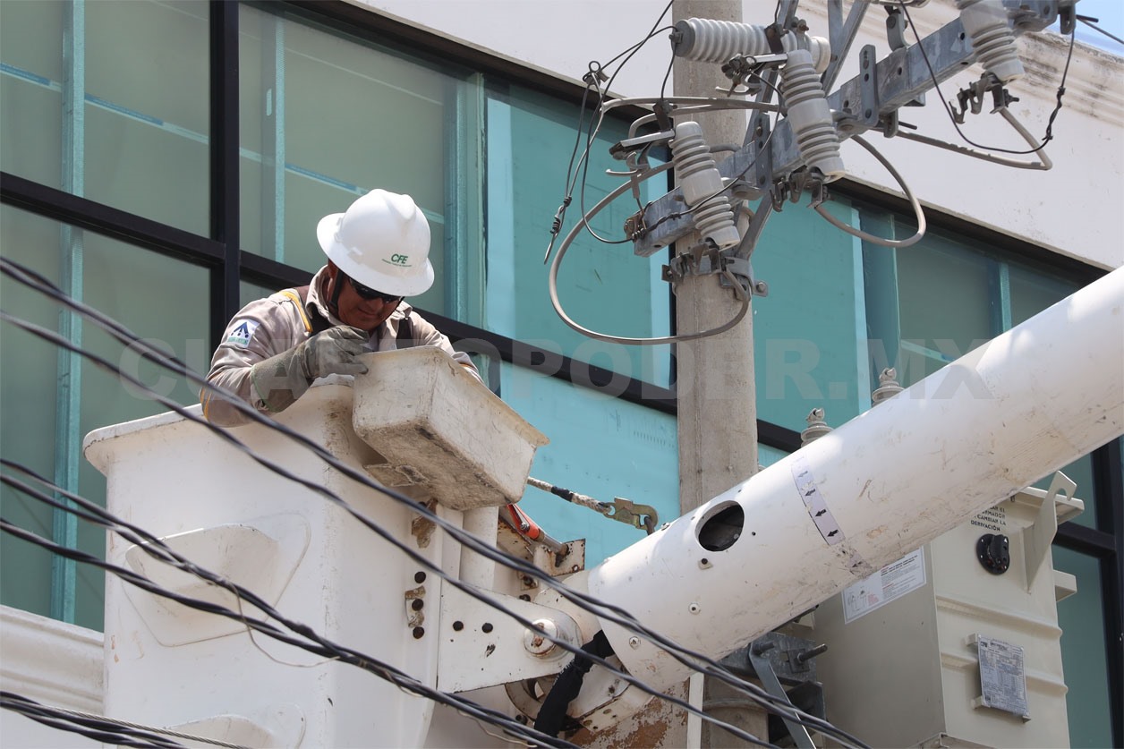 Afectó apagón de luz a la zona centro