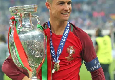 Cristiano Ronaldo suma tres títulos con Portugal