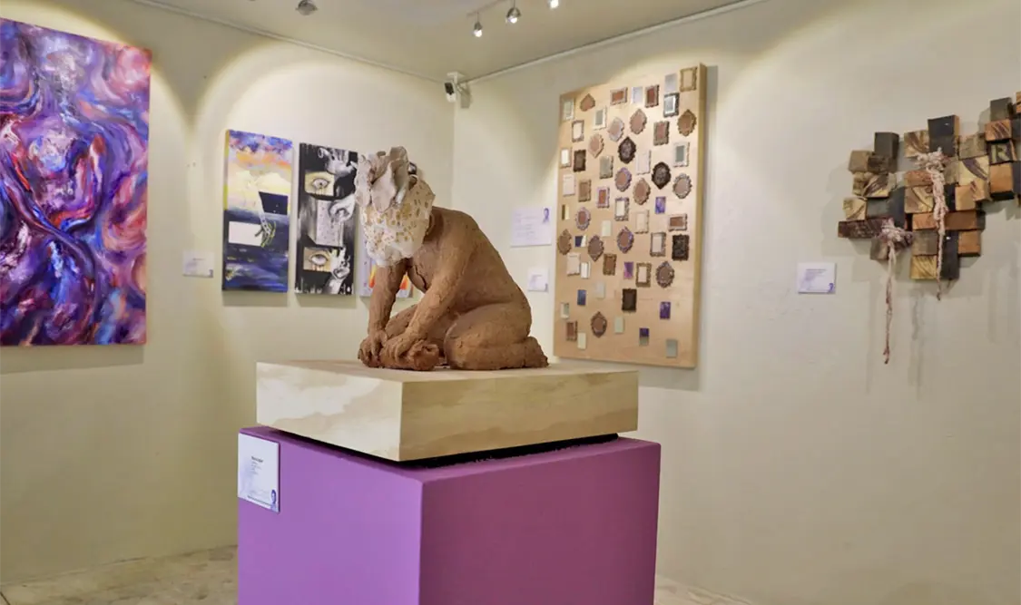 Las pinturas homenajean la obra de una de las máximas escritoras de todos los tiempos. Cortesía