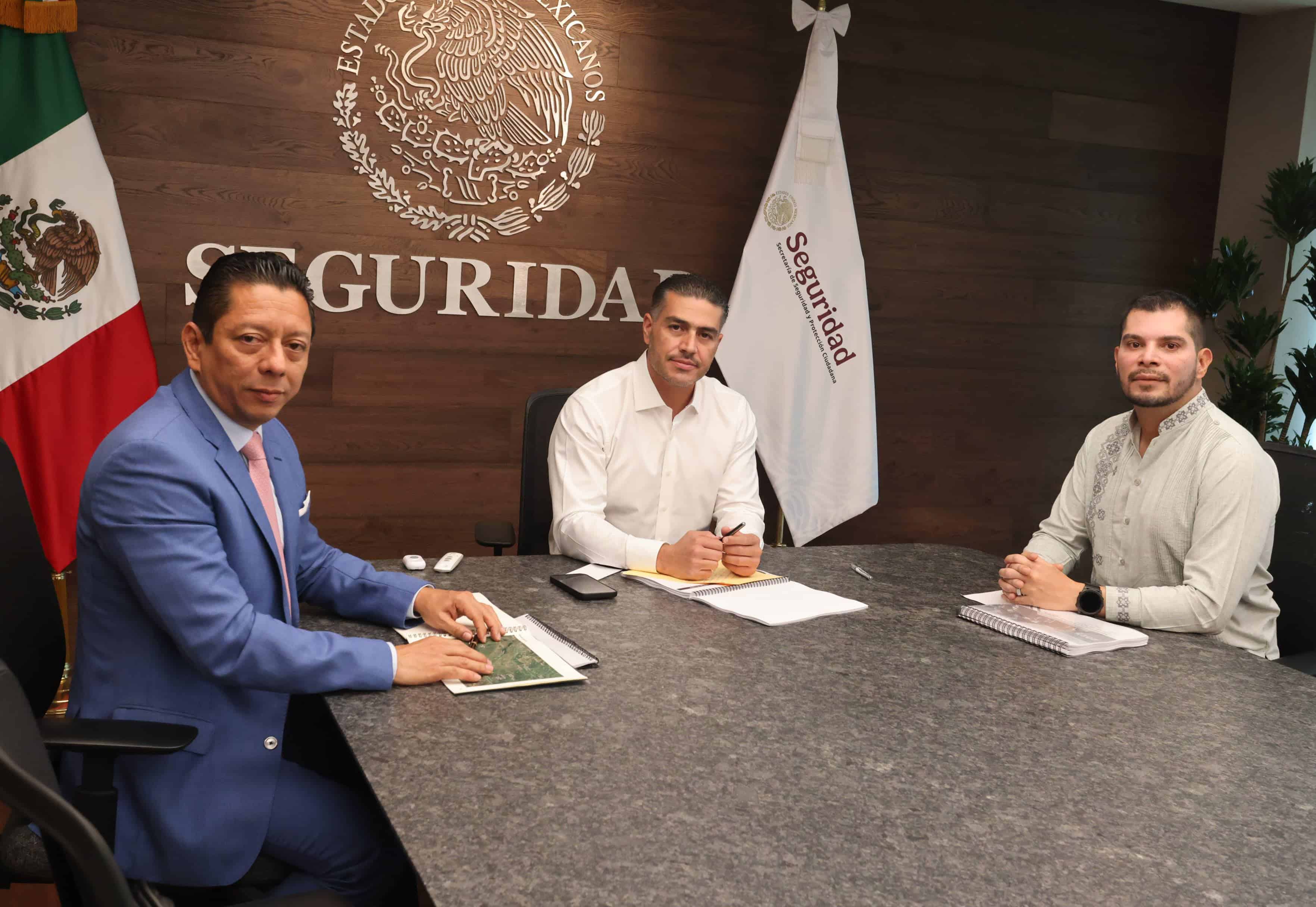 Secretario de Seguridad del Pueblo se reúne con el Secretario de Seguridad y Protección Ciudadana del Gobierno de México