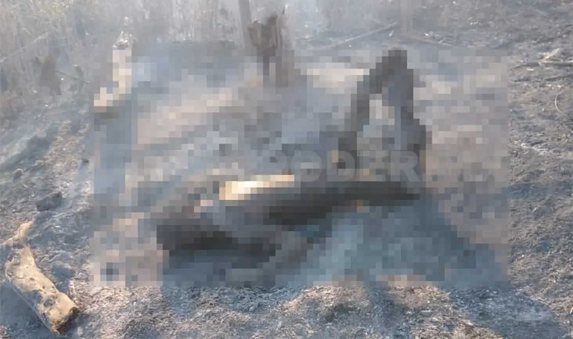 El hombre quemaba su terreno para la siembra de milpa. Genaro Sánchez / CP