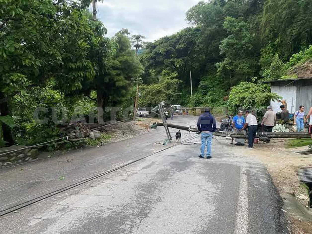 Lluvias causan daños en Tuzantán y Motozintla