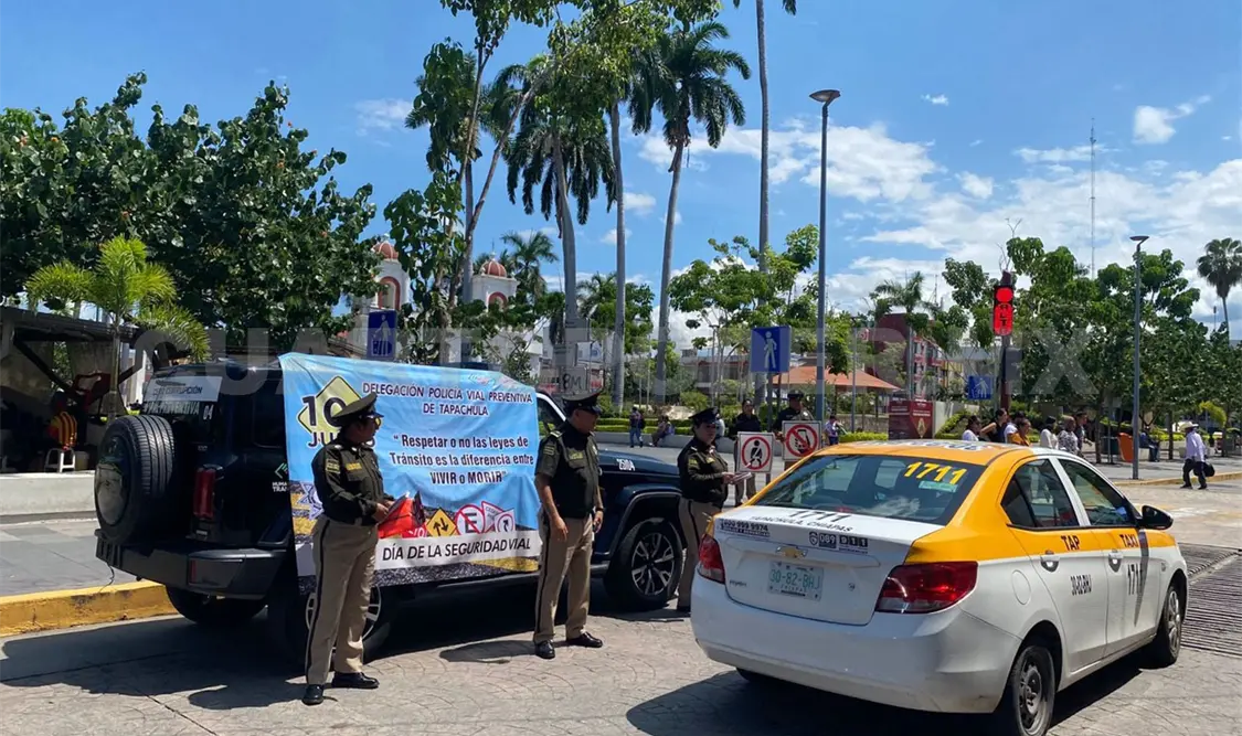 La Policía de Tránsito conmemoró el Día Mundial de la Seguridad Vial. Cortesía