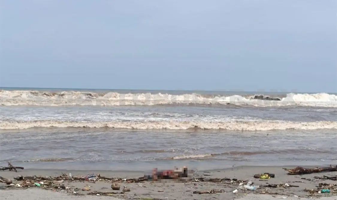 El sujeto, en calidad de desconocido, por lo menos tenía tres días de haber sido ultimado. Víctor Sánchez / CP