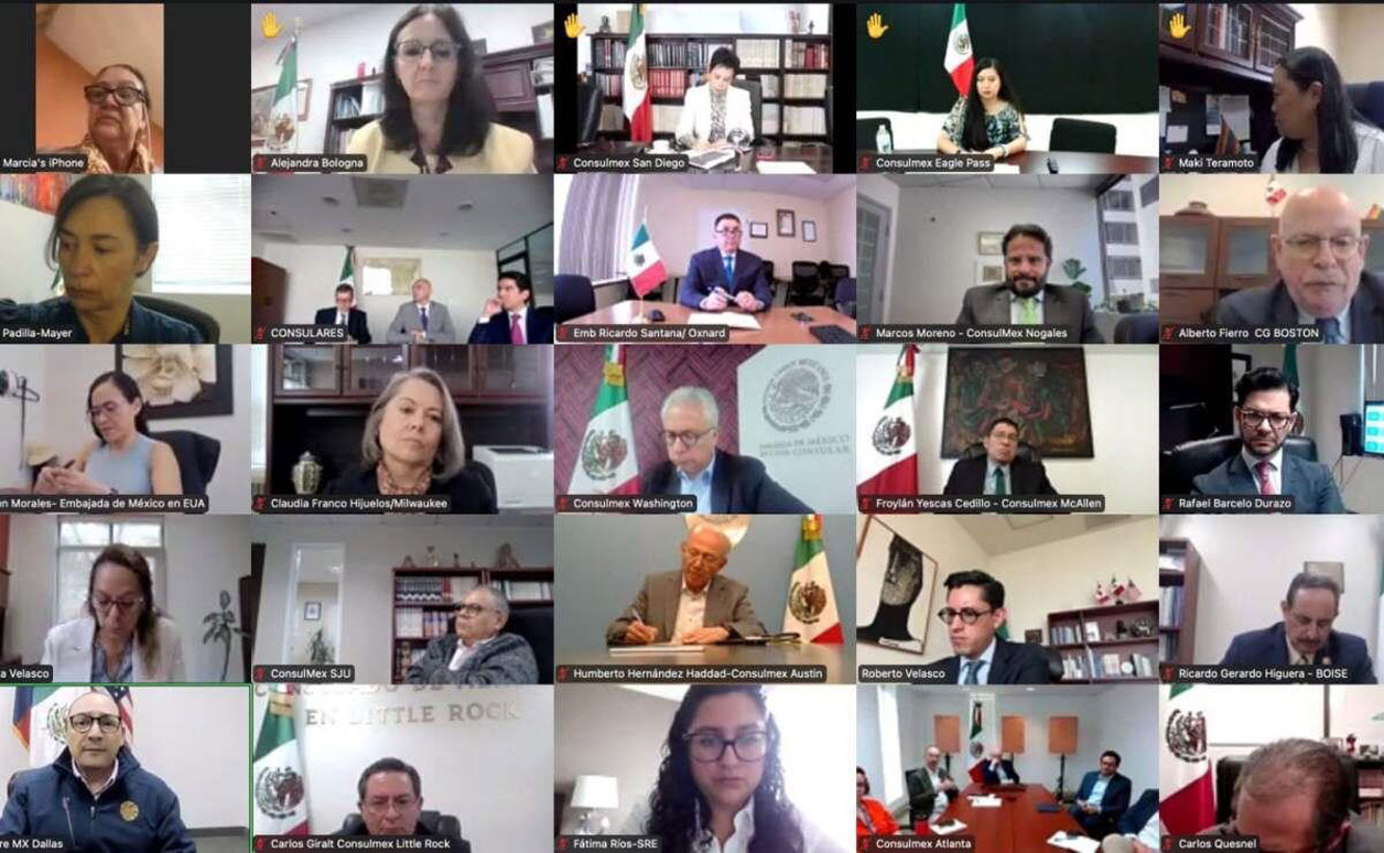 Se reúnen los 50 cónsules de México en Estados Unidos