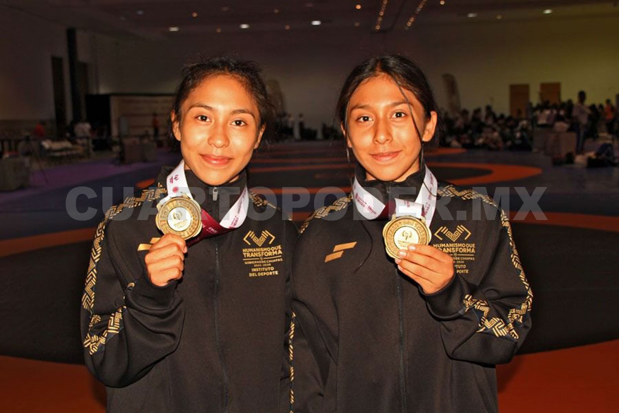 Hermanas Aguilar Montejo conquistan oro