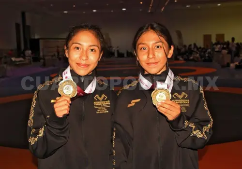 Hermanas Aguilar Montejo conquistan oro