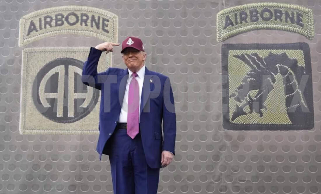 Trump organiza desfile militar en su cumpleaños bajo amenaza de tormentas y protestas