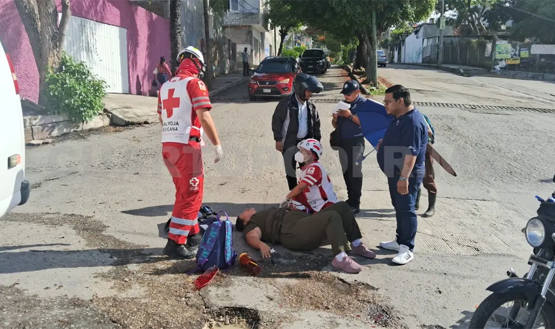 Una mujer tuvo que ser llevada a un hospital para recibir asistencia médica especializada. Ulises Villalobos / CP