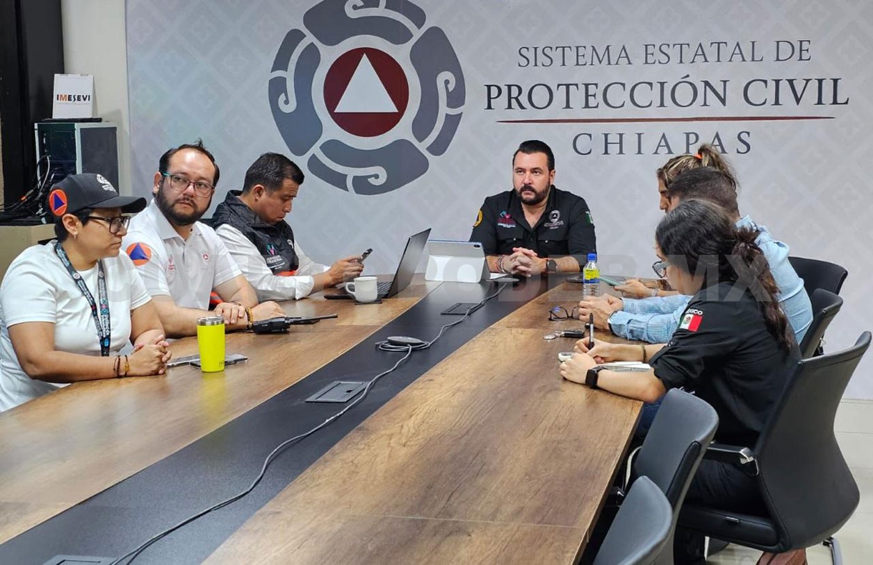 Se esperan lluvias intensas en diversos municipios de Chiapas