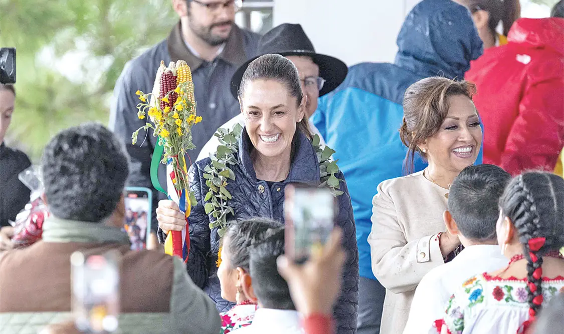 Sheinbaum encabezó los Programas de Bienestar en el Hospital General de Tlaxcala. Cortesía