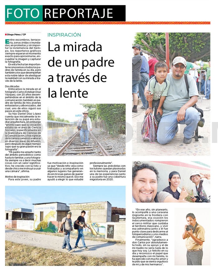 La mirada de un padre a través de la lente
