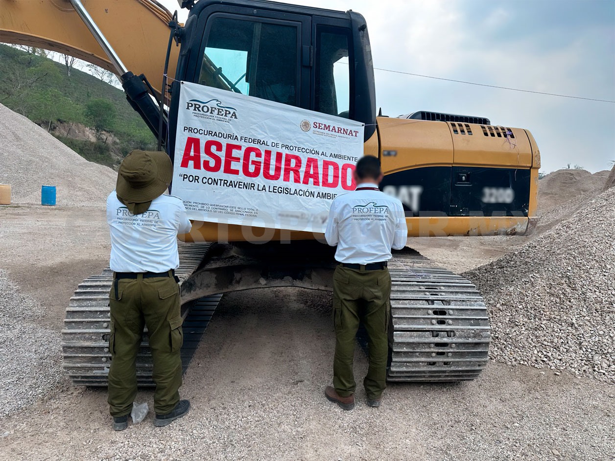 Río Suchiapa, desviado y con hectáreas devastadas
