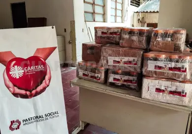 Cáritas brinda apoyo a 30 familias desplazadas