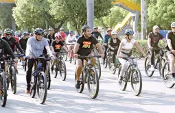 Rodada recreativa llena la capital