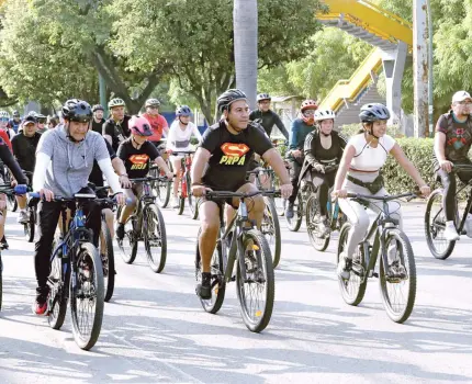 Rodada recreativa llena la capital