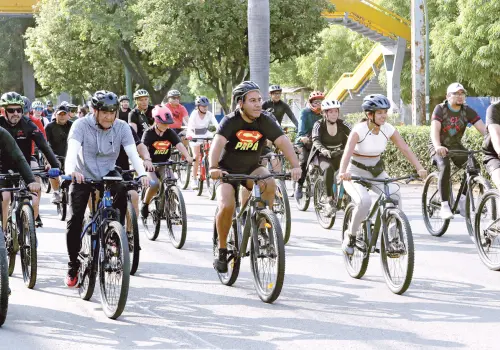 Rodada recreativa llena la capital