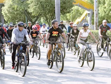 Rodada recreativa llena la capital