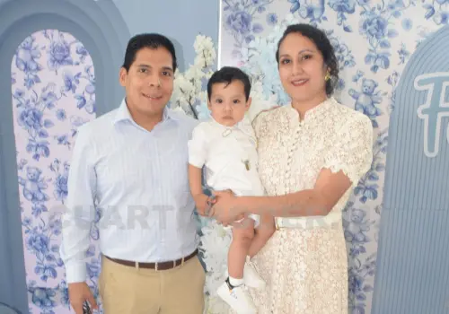 Félix recibe las aguas del Jordán