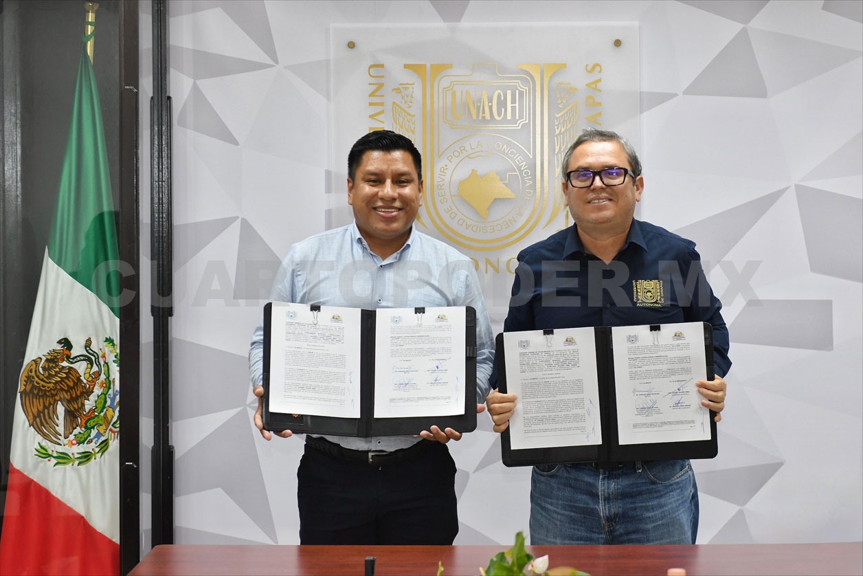Firman convenio con Ayuntamiento de Osumacinta
