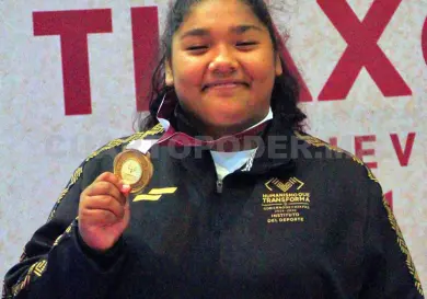Caridad Ramos García es bicampeona en Judo