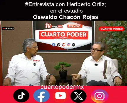 #Entrevista con Heriberto Ortiz; en el estudio Oswaldo Chacón Rojas