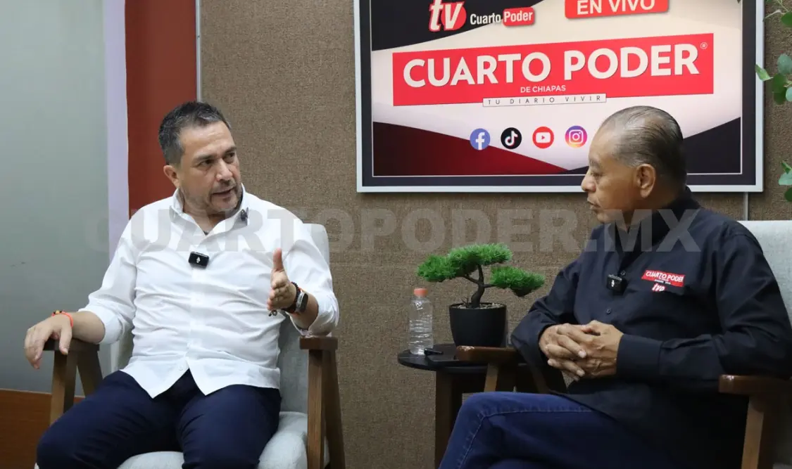 Sobrino Durán finalizó al decir que cuando se trata de Chiapas no hay colores. Diego Pérez / CP