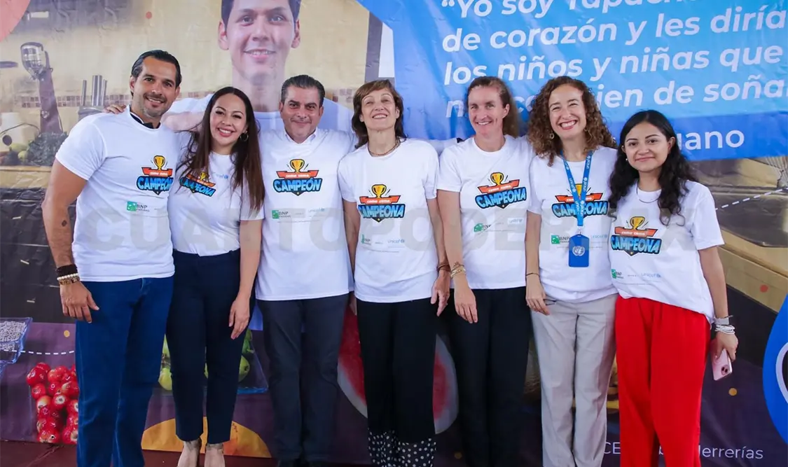 Yamil Melgar reafirmó su compromiso con la salud y nutrición de la niñez, a través de campañas que promuevan su desarrollo. CP