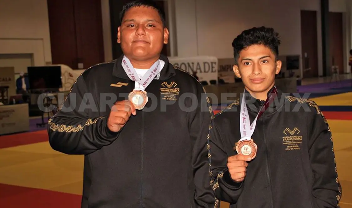 Se ubicaron en el tercer lugar general de la sub-18, en menos de 50 kg y más de 90 kg. Cortesía