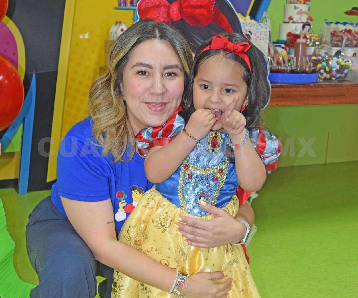Macarena festeja como una princesa
