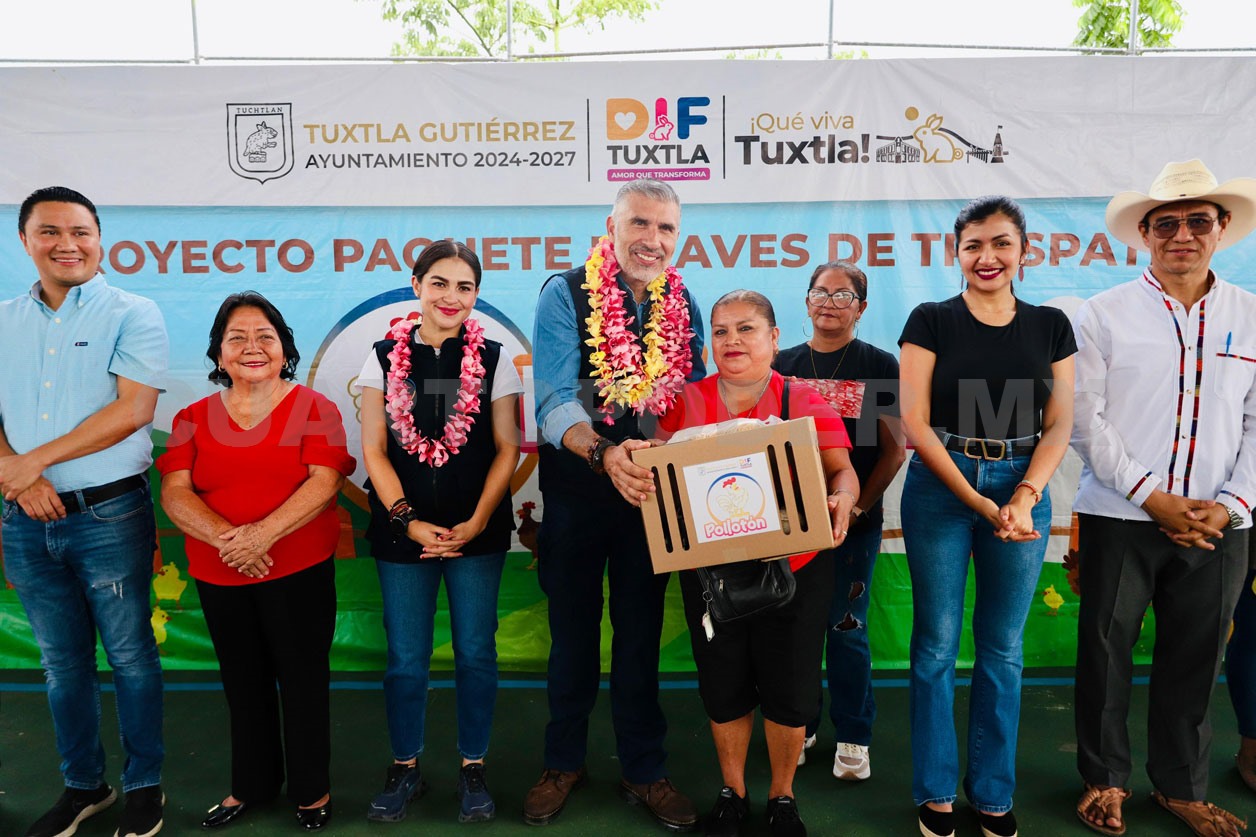 Pollotón beneficia a familias de San José Terán