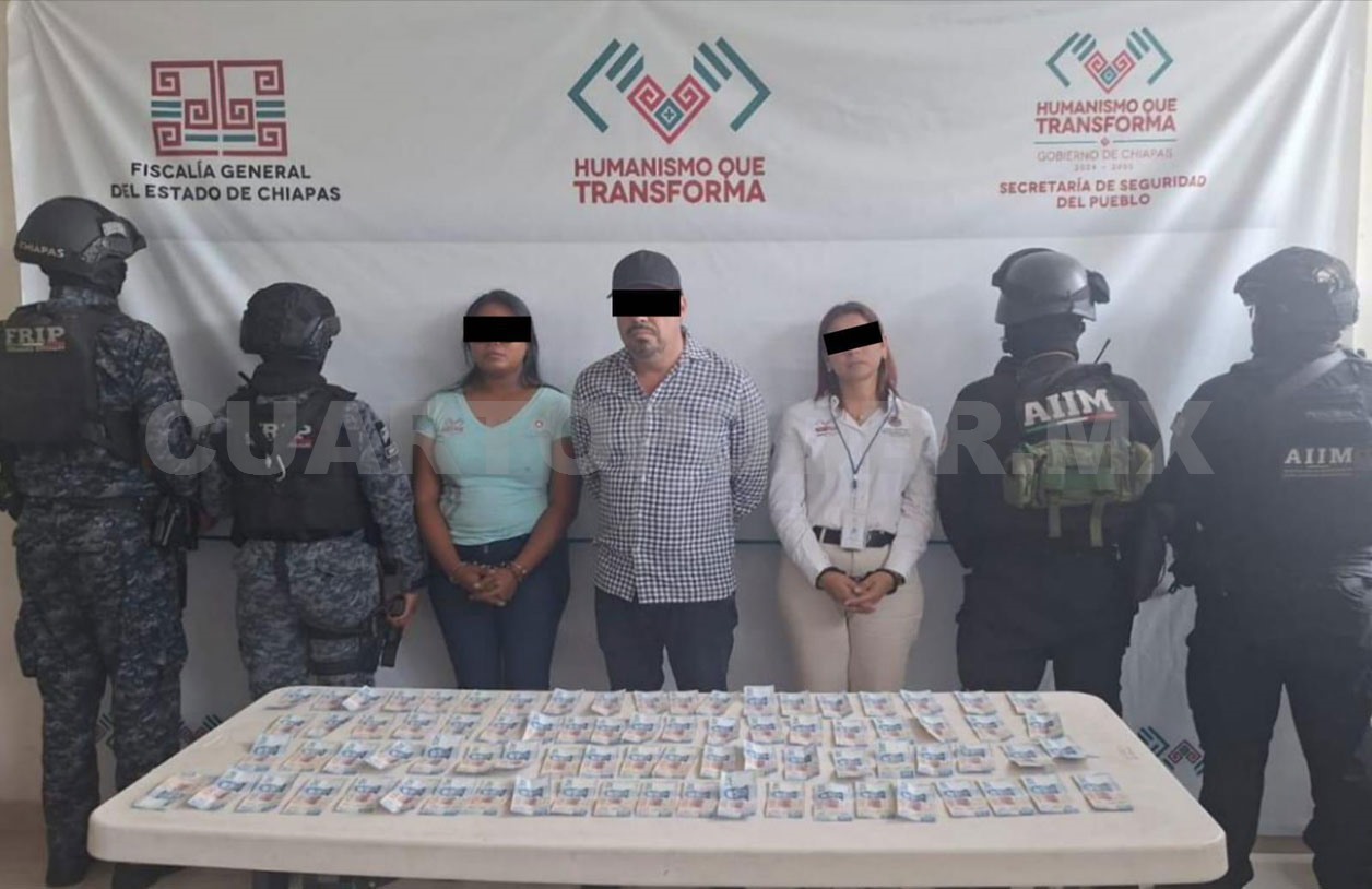 Detienen a tres por presunto delito de extorsión