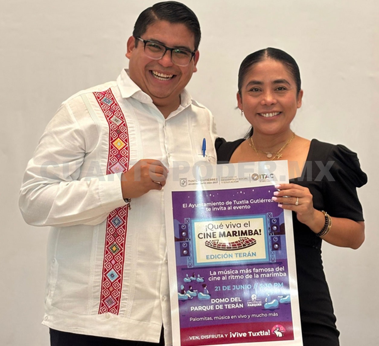 Invitan al Cine Marimba en Terán