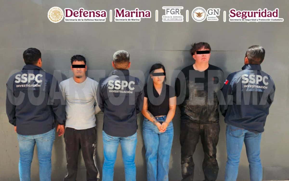 Capturan en Ciudad Juárez a tres personas con 110 mil pastillas de fentanilo