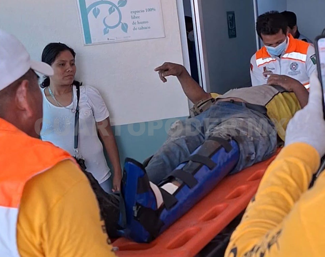 Dos lesionados en colisión entre motocicletas