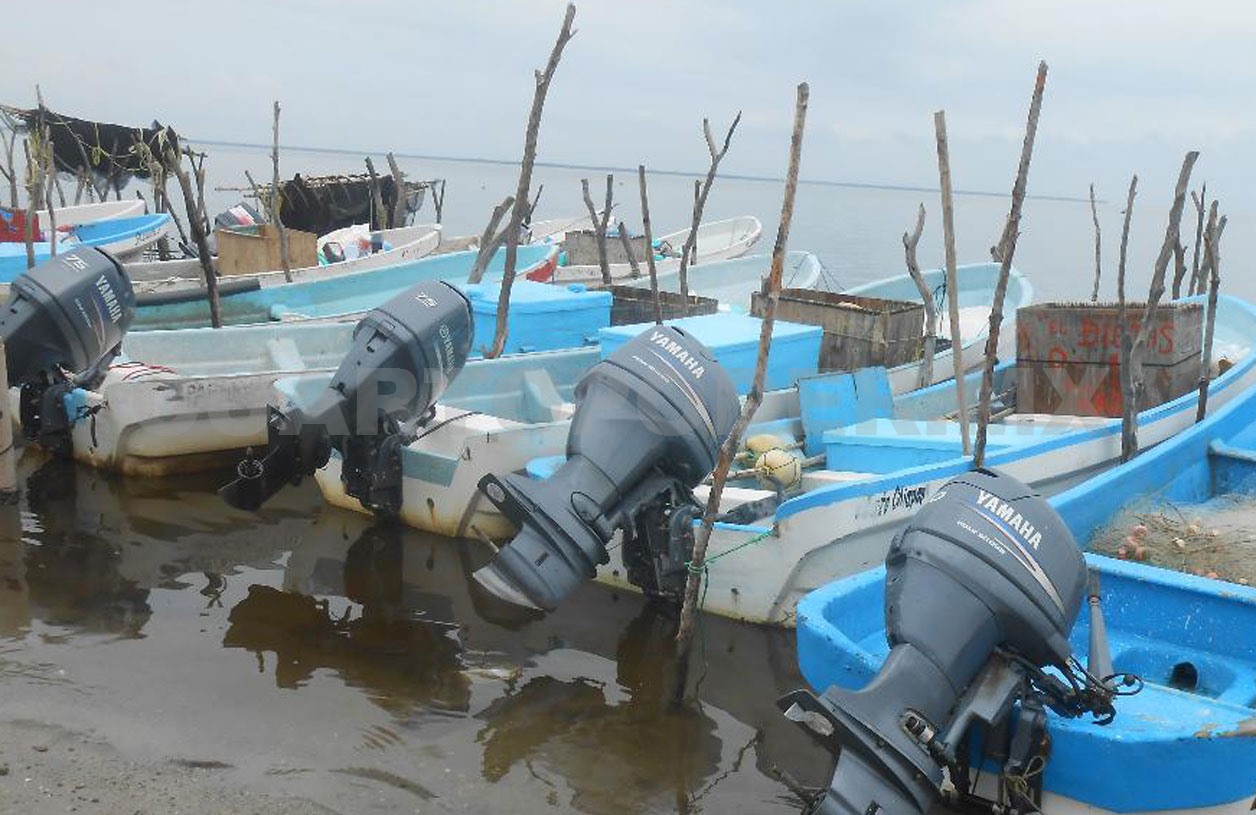 Pescadores paran labores por mal tiempo en alta mar