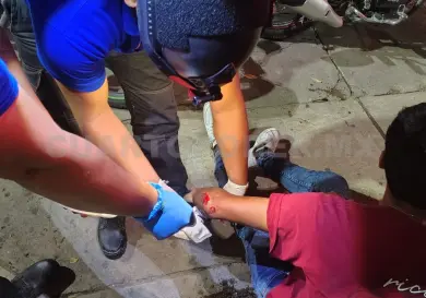 Noche de peleas: dos lesionados, el saldo