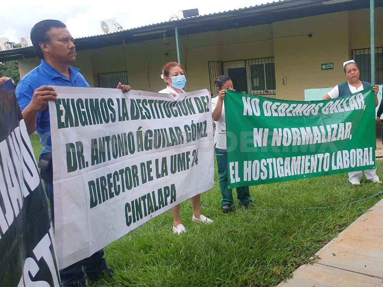 Trabajadores del IMSS denuncian acoso
