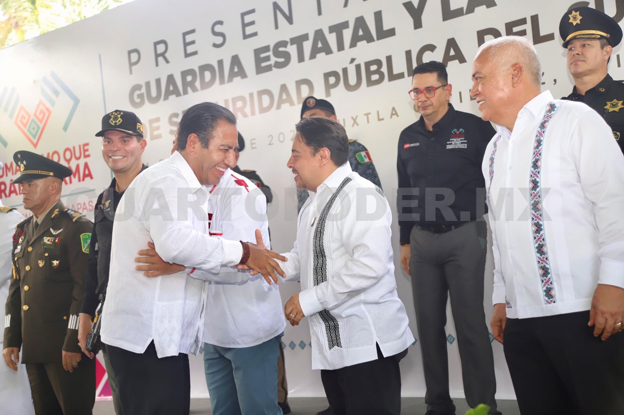 Moreno Guillén asiste a presentación de Guardia Estatal