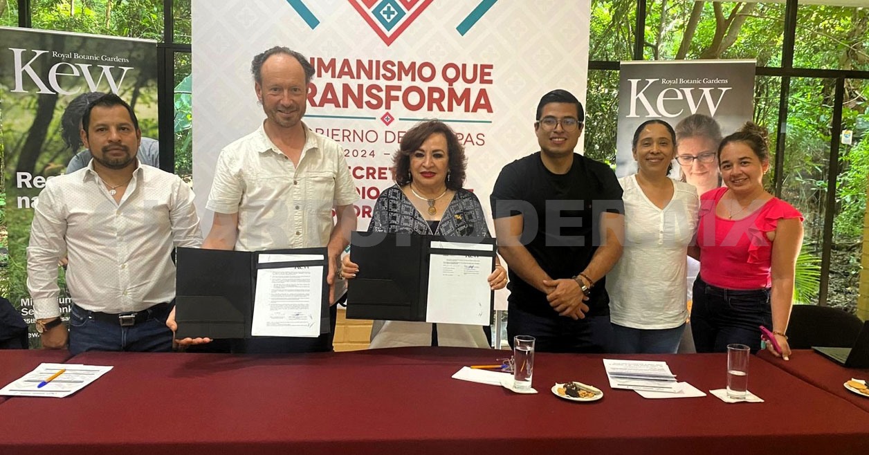 Firman alianza internacional para conservar flora