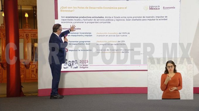 Ebrard presenta Polos de Desarrollo Económico del Plan México