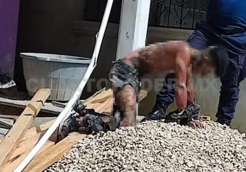 Albañil se electrocuta mientras trabajaba