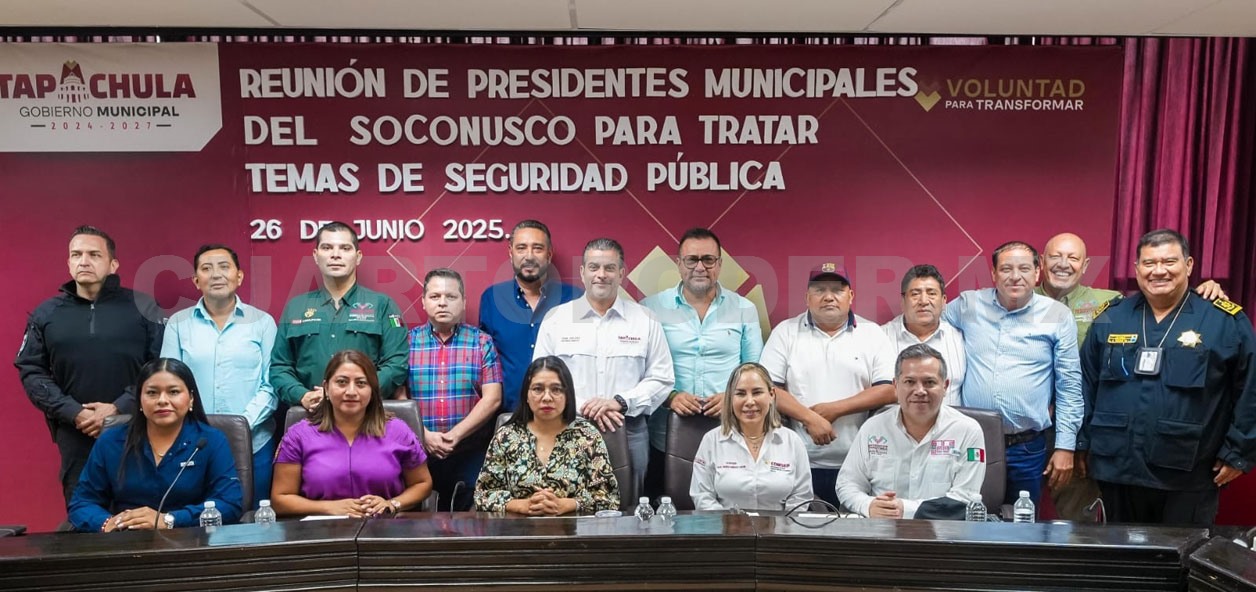 Tapachula avanza en materia de seguridad