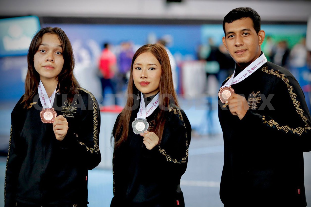 Chiapas suma medallas en Tae Kwon Do
