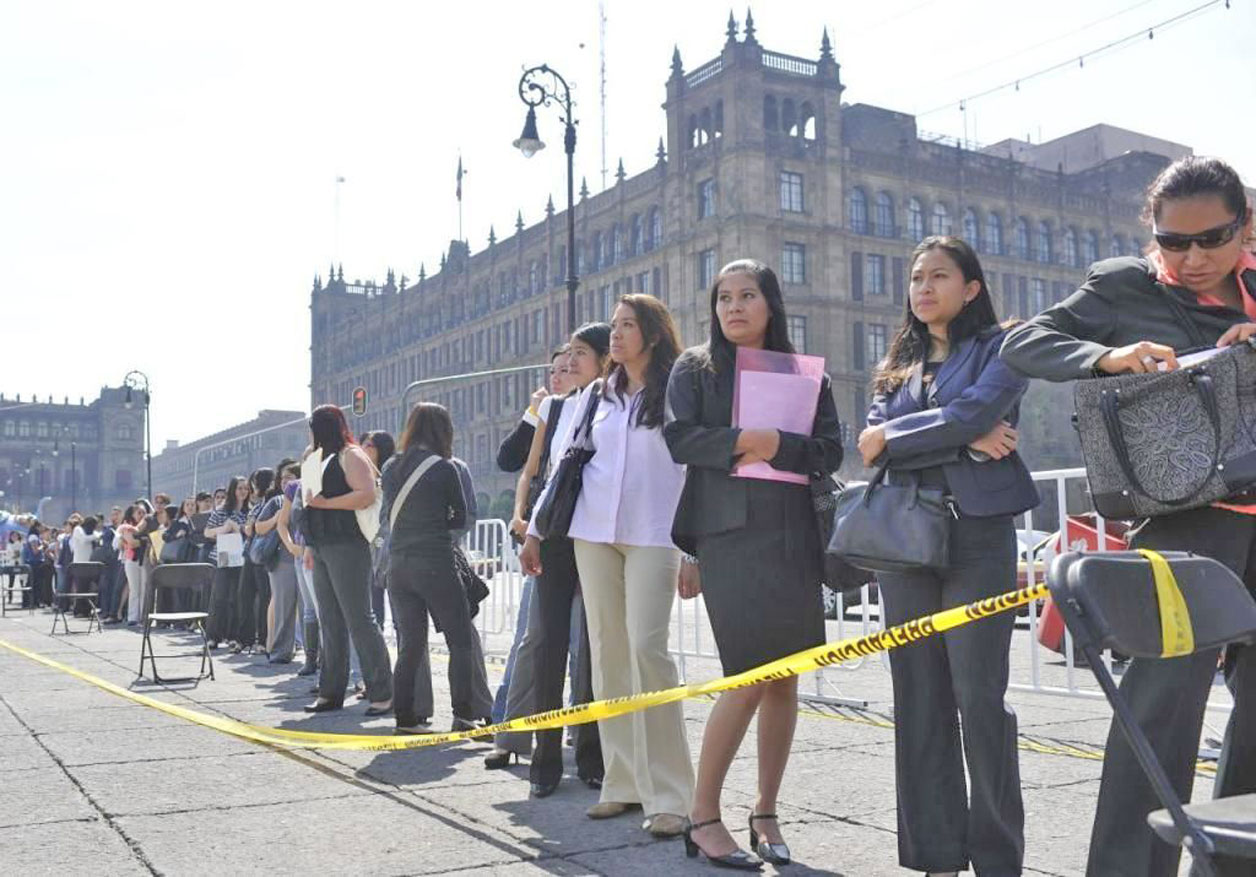 Aumenta 2.61 % la tasa de desocupación