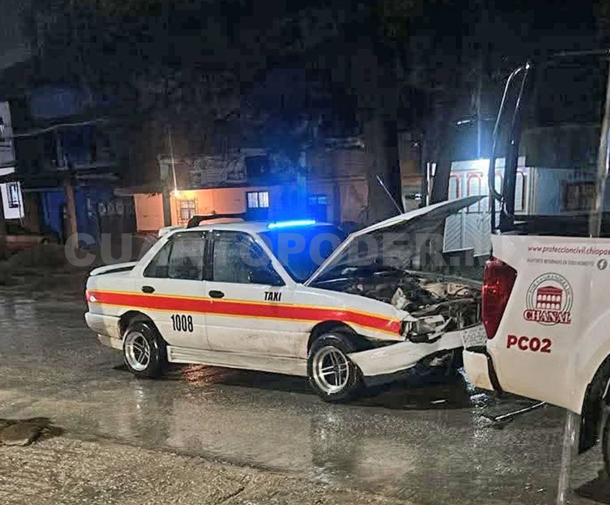 Carambolazo por conducir en estado de ebriedad