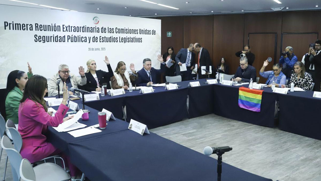 Avalan dictamen de nueva Ley de Seguridad Pública