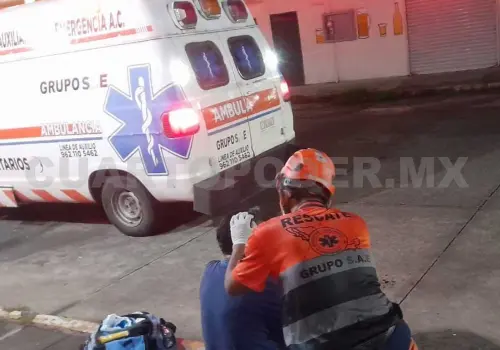 Lo golpean en intento de asalto en zona centro